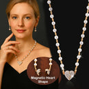 💘2025 قلادة قلب اللؤلؤ المغناطيسية الجديدة💖