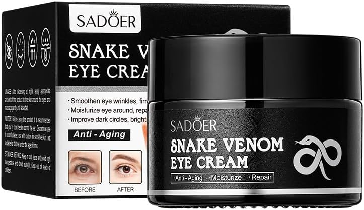كريم العيون ريتينول ببتيد سم الثعبان